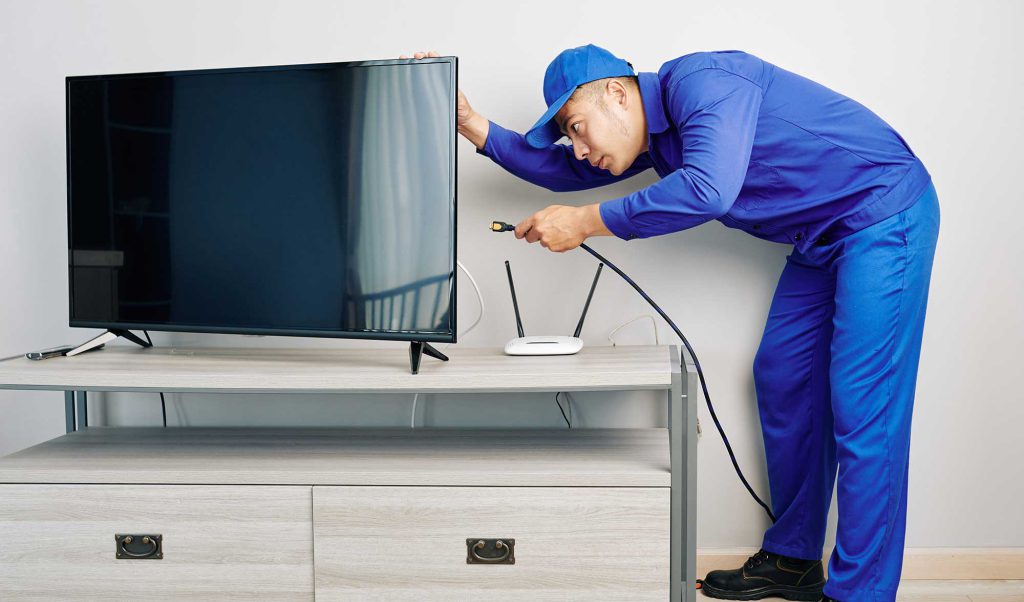 تعمیر تلویزیون در منزل یا محل کار شما